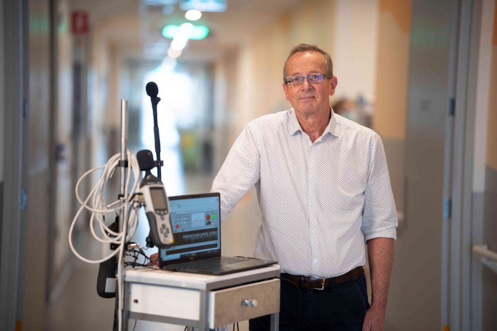 Professor Peter Dargaville at the Neonatal Intensive Care Unit at the Royal Hobart Hospital